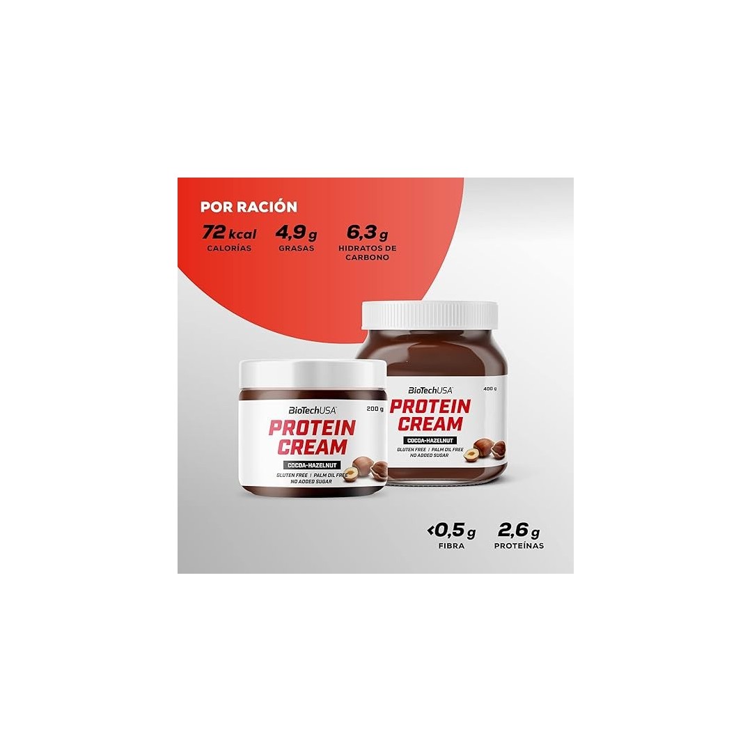 Biotech Protein Cream 400 gramos - Cocoa Hazelnut
