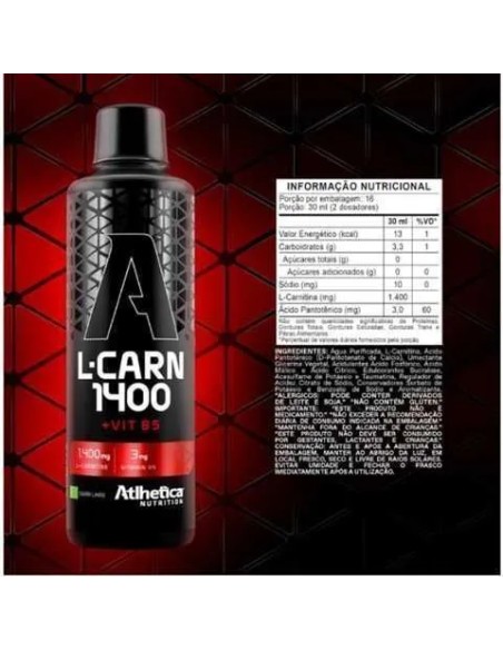 Atlhetica Nutrition L-Carnitina 1400