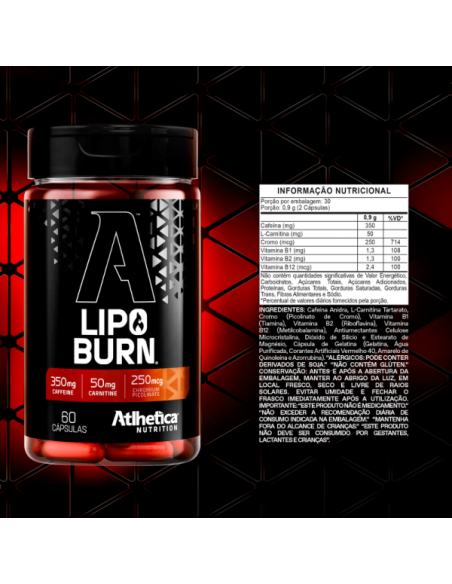 Atlhetica Nutrition LipoBurn HD - 60 cápsulas