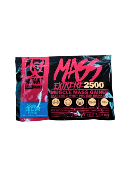 Mutant Mass Extreme Sample Cookies/cream 1 Servida