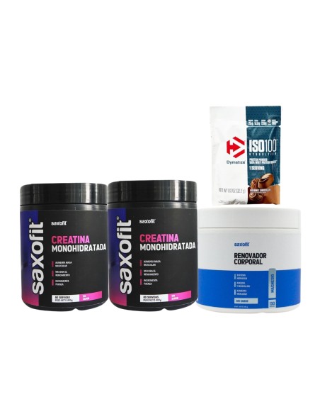 2 Creatinas + Magnesio + Iso100 ser