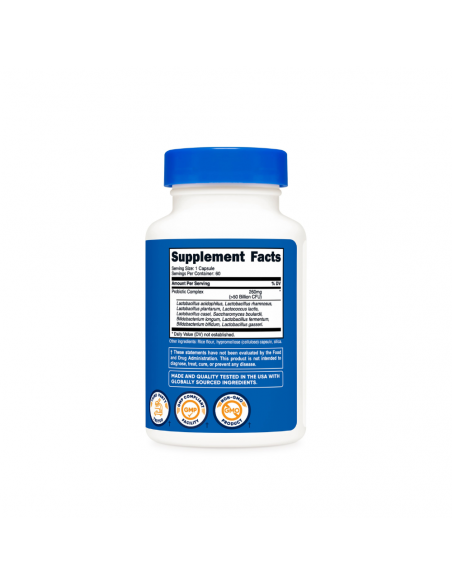 Nutricost Probiótico (Probiotic Complex) 60 Cápsulas