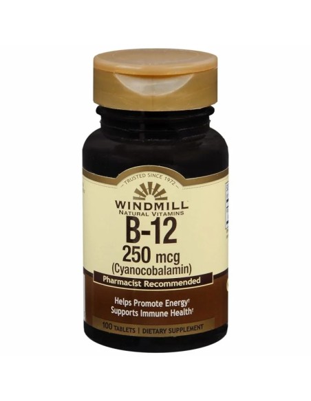 Windmill Vitamina B12 250mg - 100 tabletas