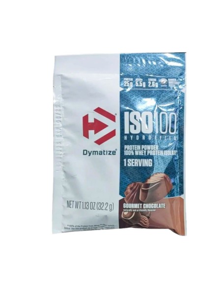 Dymatize ISO100 Chocolate Sample 1 Servida