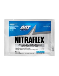 Gat Sport Nitraflex Blue Raspberry Sample 1 Servida