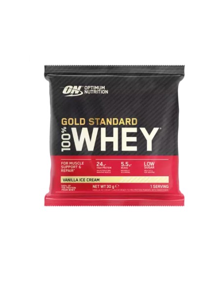 Optimum Nutrition Vainilla Sample 100% Whey Gold Standard 1 Servida