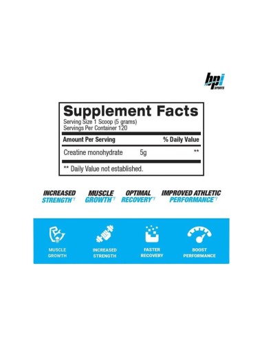 BPI Creatina Micronizada - 600gr