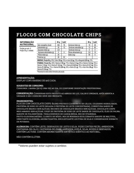 Integral Protein Dark Bar Flocos con Chips Chocolate