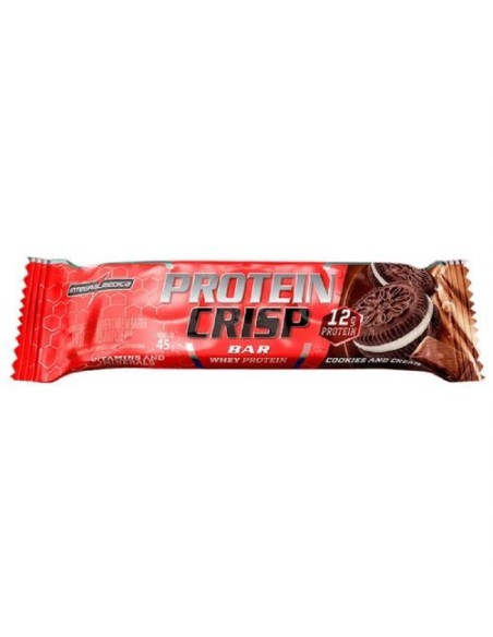 Integral Protein Crisp Bar - Cookies Cream con Cacao - 1und