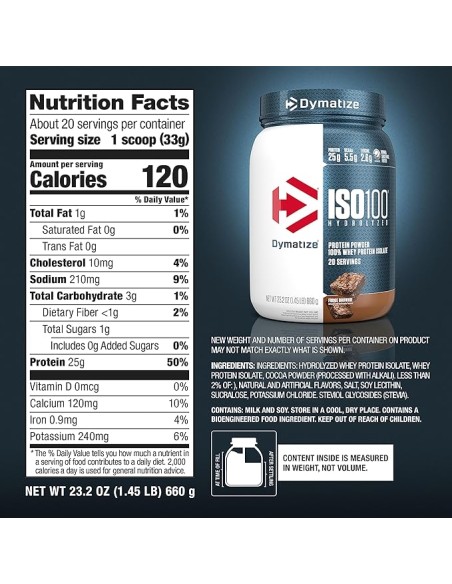 Iso100 Dymatize - 1.4 Libras