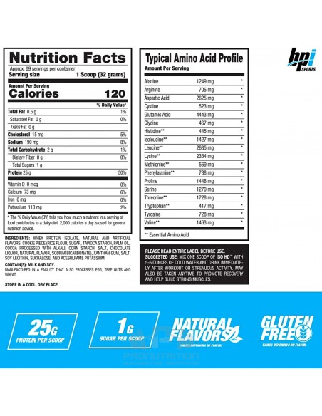 BPI ISO HD - 1.8 Libras