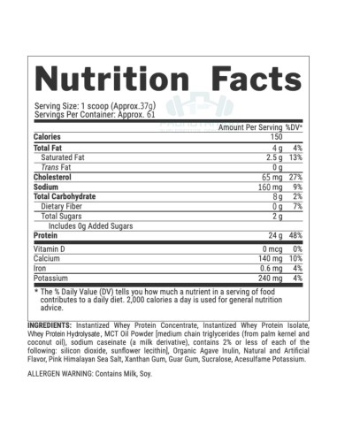 NUTREX 100% WHEY PROTEIN - 5 Libras