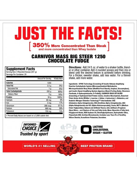 Musclemeds Carnivor Mass - 15 Libras