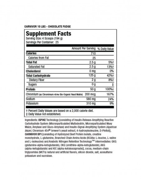 Musclemeds Carnivor Mass - 10 Libras