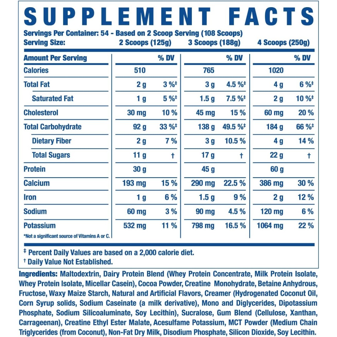 Ronnie Coleman King Mass XL - 15 Libras