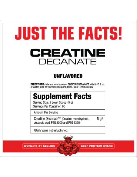 Creatine Decanate 300 g – Creatina avanzada MuscleMeds
