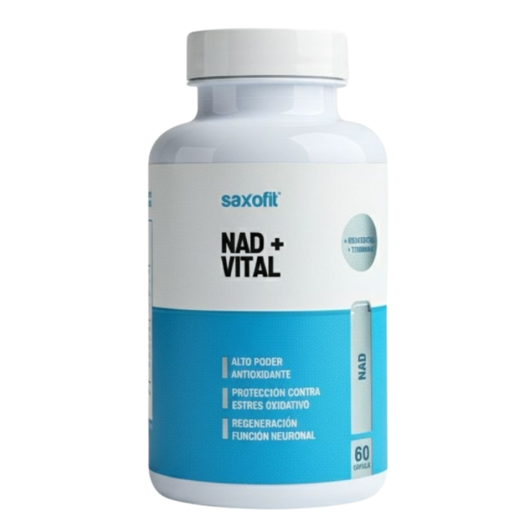 Saxofit NAD + Resveratrol y Vitamina K - 60caps