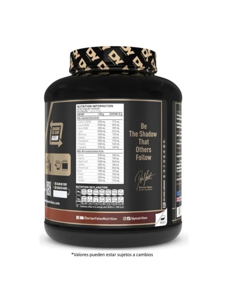 Dorian Yates Whey Protein Shadowhey 2kg / 4.4 Lbs x 66 Srv