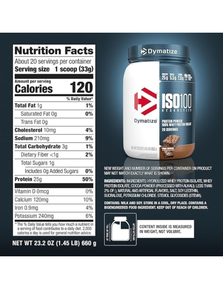 ISO100 Hidrolizada 1.4 lb – Dymatize