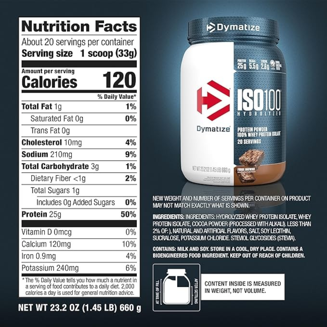 ISO100 Hidrolizada 1.4 lb – Dymatize