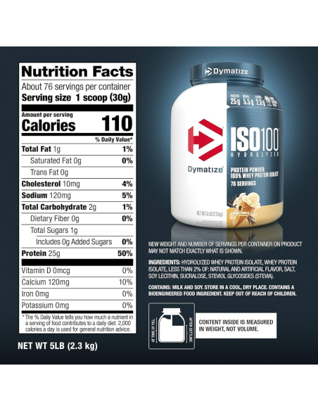 ISO100 Hidrolizada 5 lb – Dymatize
