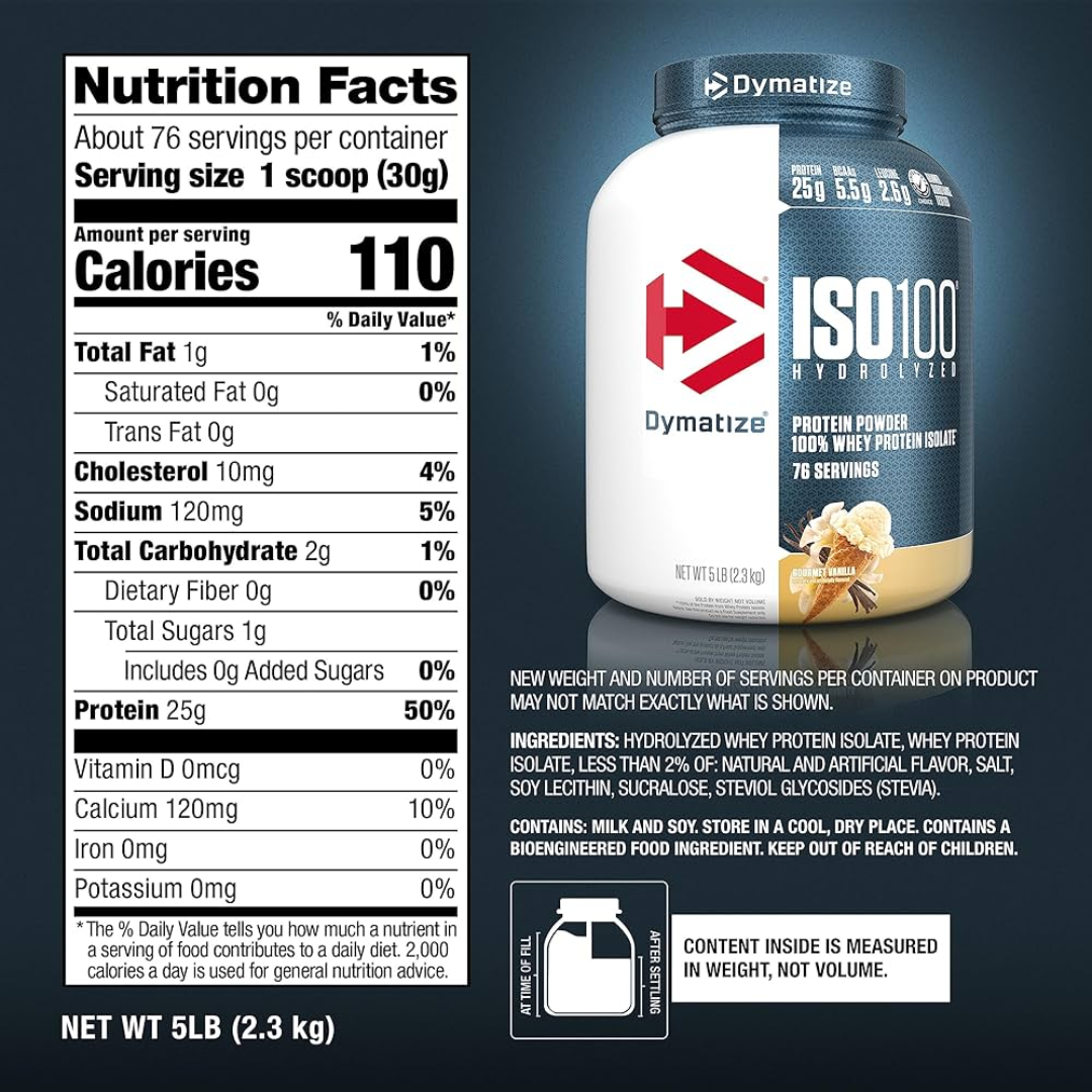 ISO100 Hidrolizada 5 lb – Dymatize