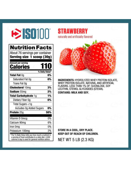 ISO100 Hidrolizada 5 lb – Dymatize