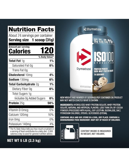 ISO100 Hidrolizada 5 lb – Dymatize