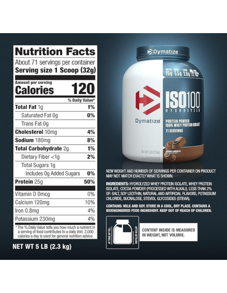 ISO100 Hidrolizada 5 lb – Dymatize