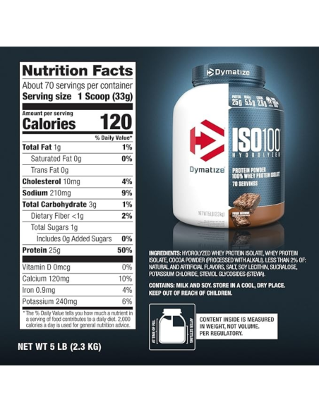 ISO100 Hidrolizada 5 lb – Dymatize