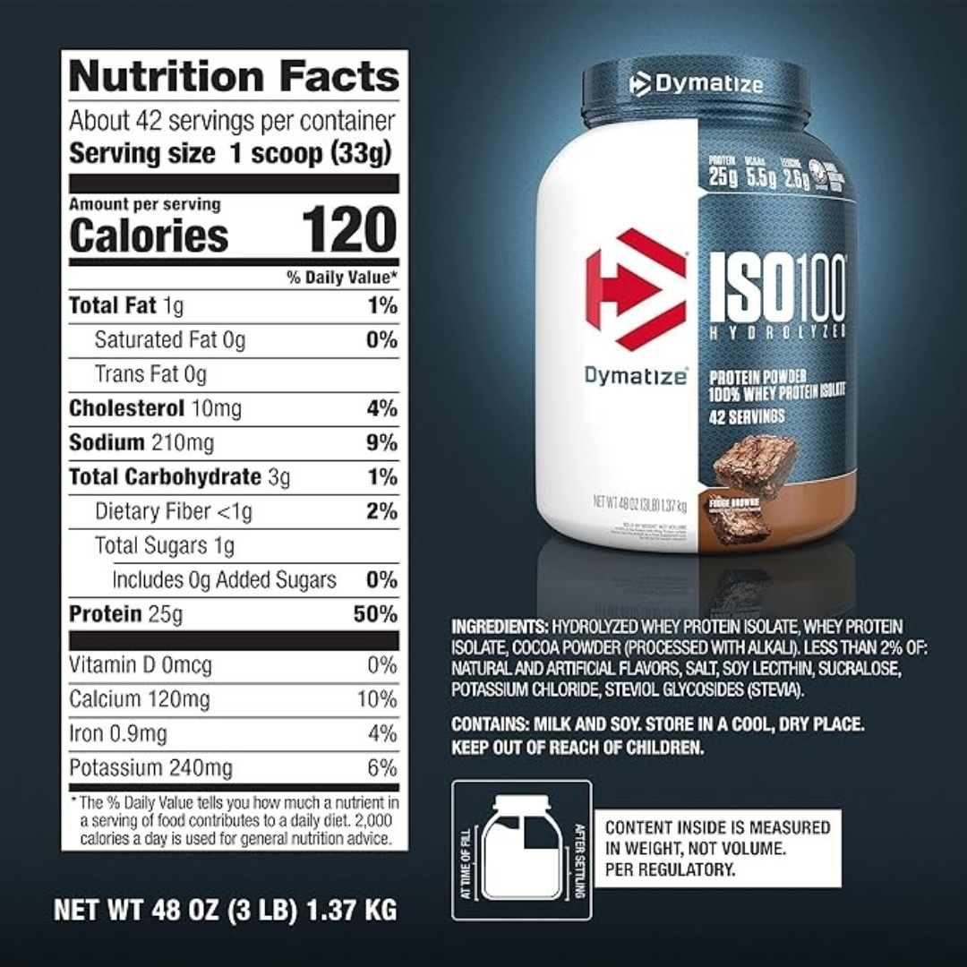 ISO100 Hidrolizada 3 lb – Dymatize
