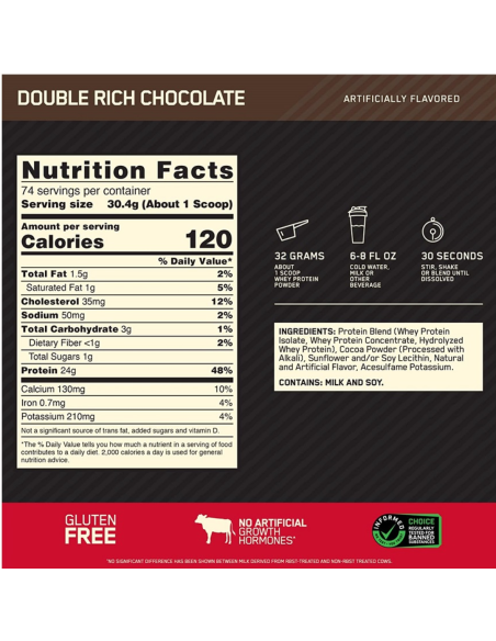 Optimum Nutrition 100% Whey Gold Standard 5 libras