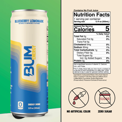 Raw Bum Energy 1 unidad