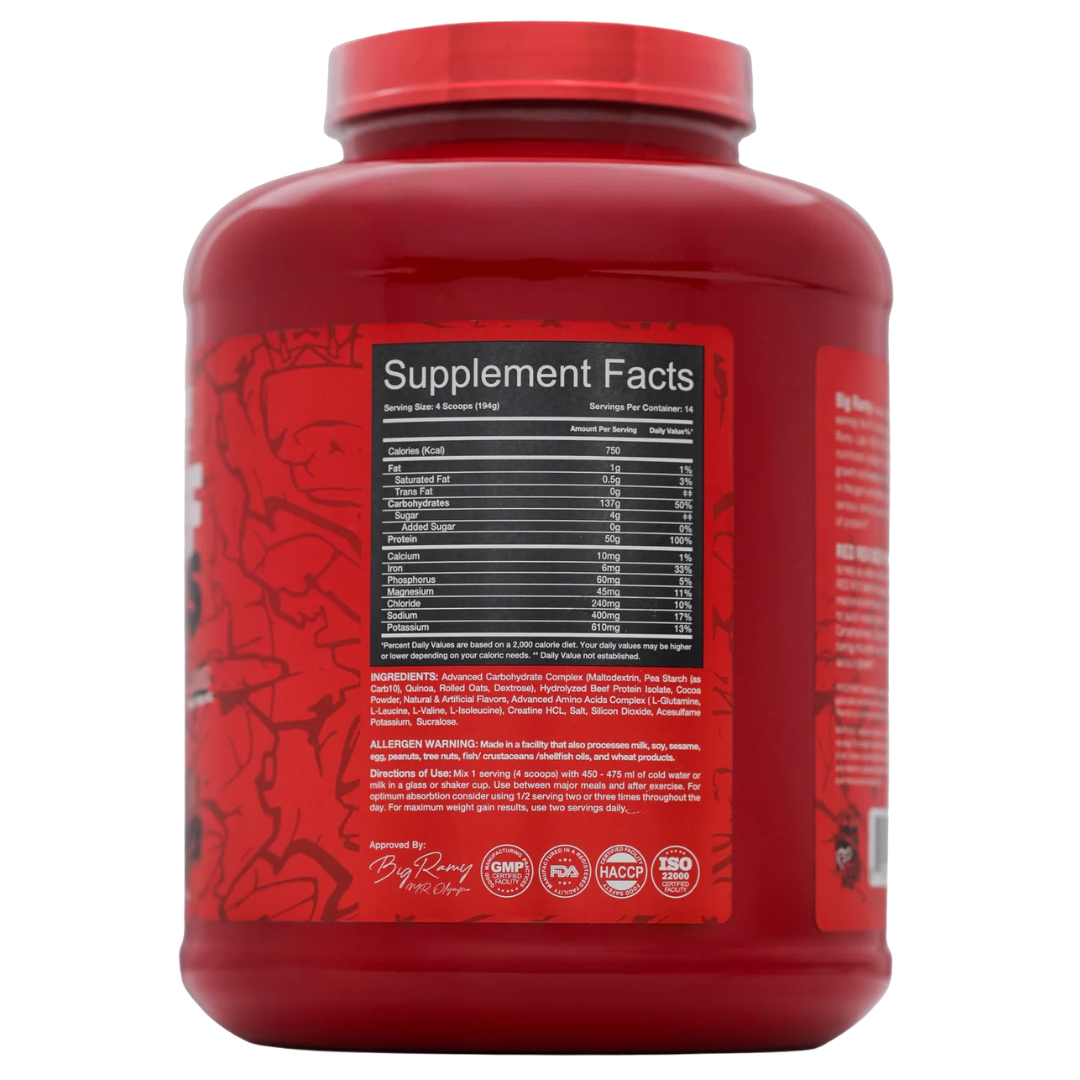 Red Rex Beef Mass Plus 6 Libras