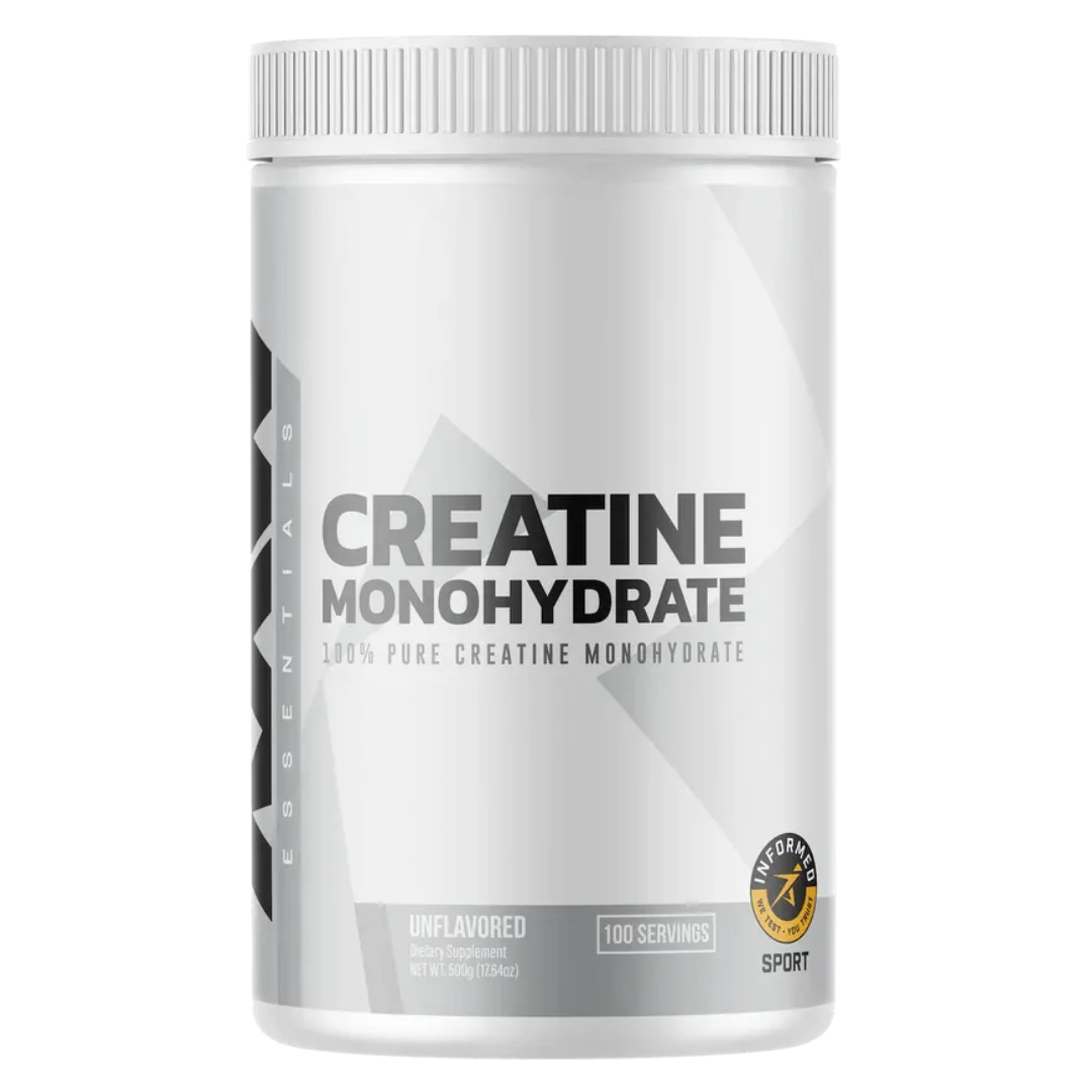 RAW Essentials Creatine Monohydrate 500 g | 100 Servings Sin Sabor