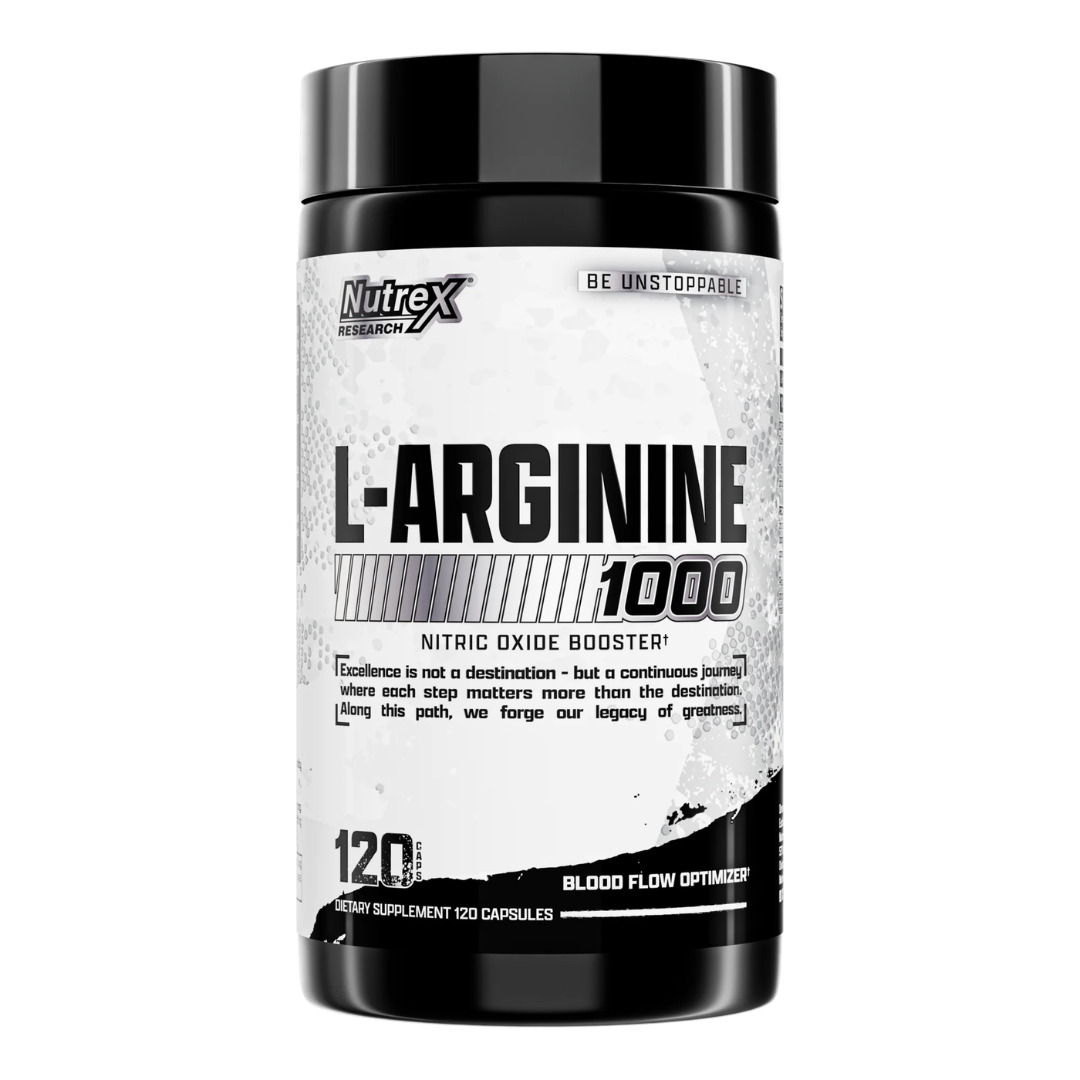 Nutrex L-Arginine 1000 | Óxido Nítrico | 120 Cápsulas