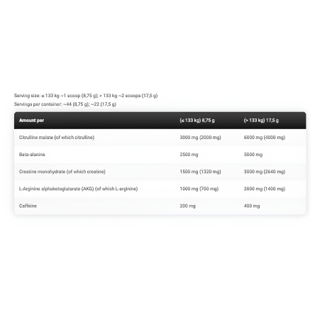 Kevin Levrone Shaaboom Pump 44 servidas