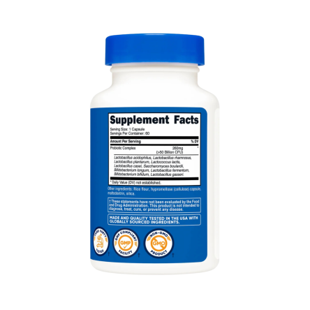 Nutricost Probiótico (Probiotic Complex) 60 cápsulas