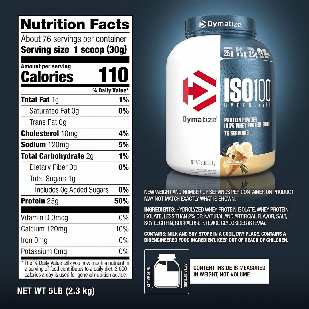 ISO100 Hidrolizada 5 lb – Dymatize