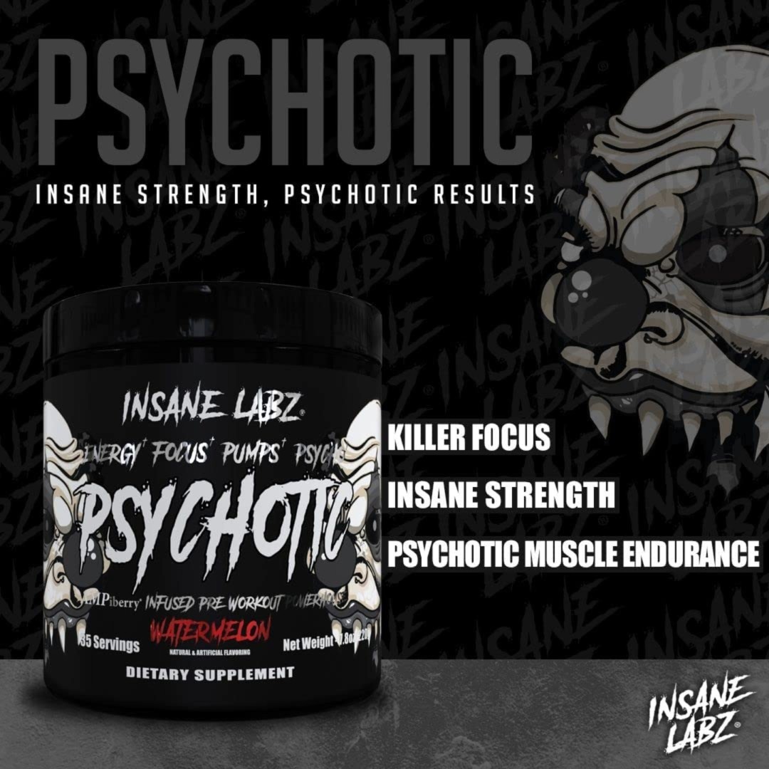Insane Labz Psychotic Black - 60 servidas