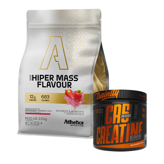 Combo Volumen Extremo Pro | Hiper Mass 5.5 lb + Creatina