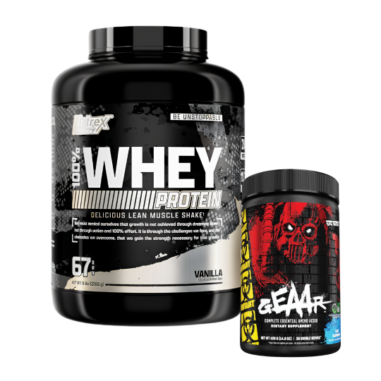 Combo Recuperación y Crecimiento Pro | Whey 5 lb + GEAAR EAA
