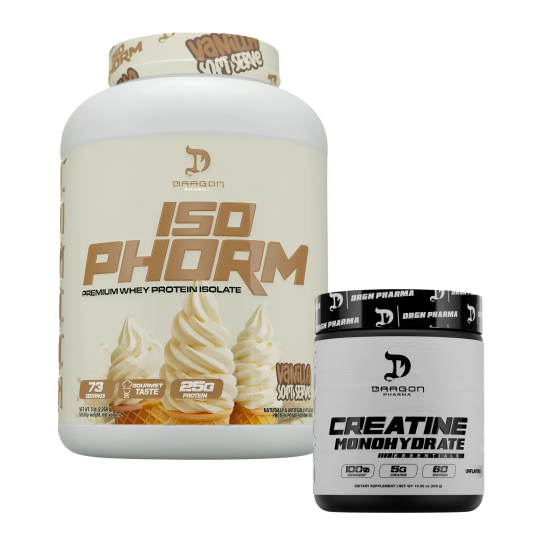 Combo Fuerza Isolate Pro | ISO PHORM 5 lb + Creatina Dragon Pharma