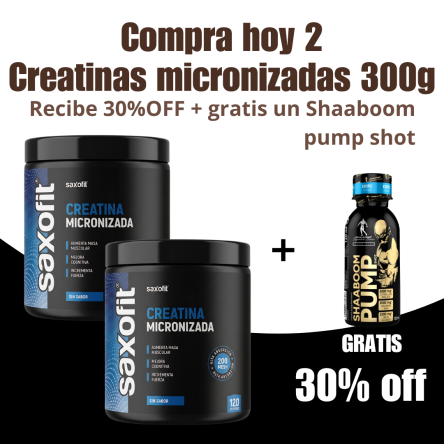 Saxofit Creatina Micronizada 300 gramos