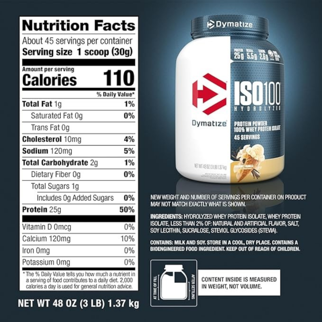 ISO100 Hidrolizada 3 lb – Dymatize