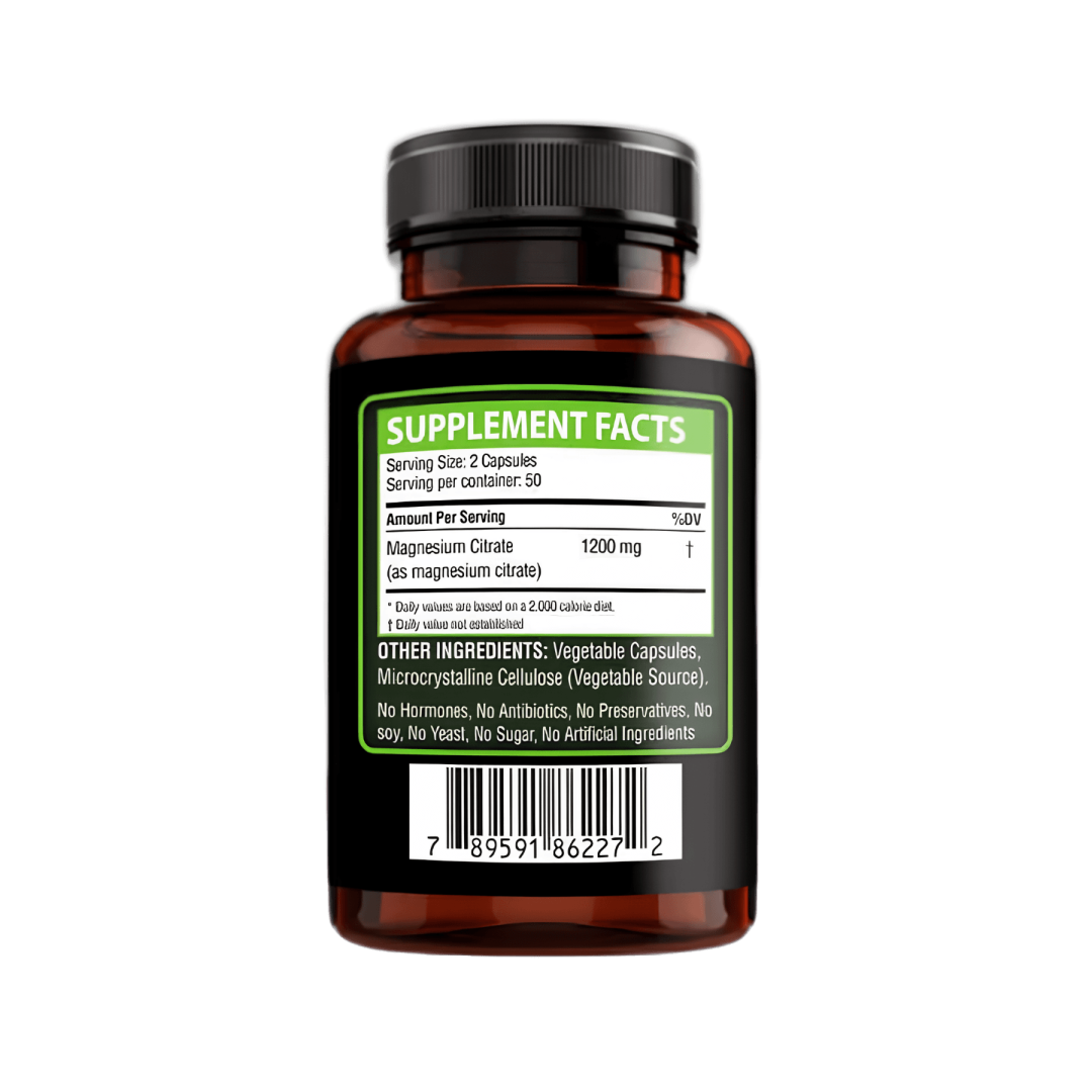 Citrato de Magnesio 1200mg Golden Naturals | ProNutrition Ecuador