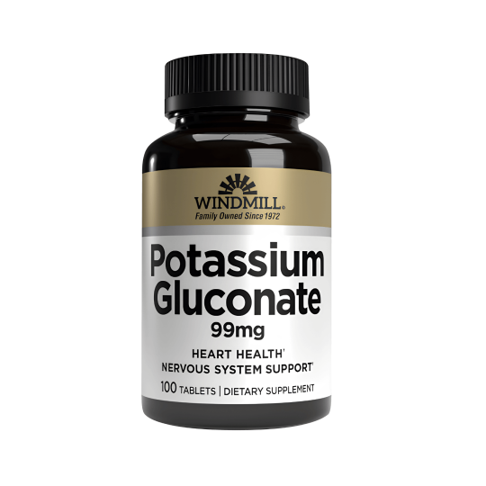 Gluconato Potasio 99mg Windmill 100 tabletas | ProNutrition Ecuador