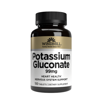 Gluconato Potasio 99mg Windmill 100 tabletas | ProNutrition Ecuador