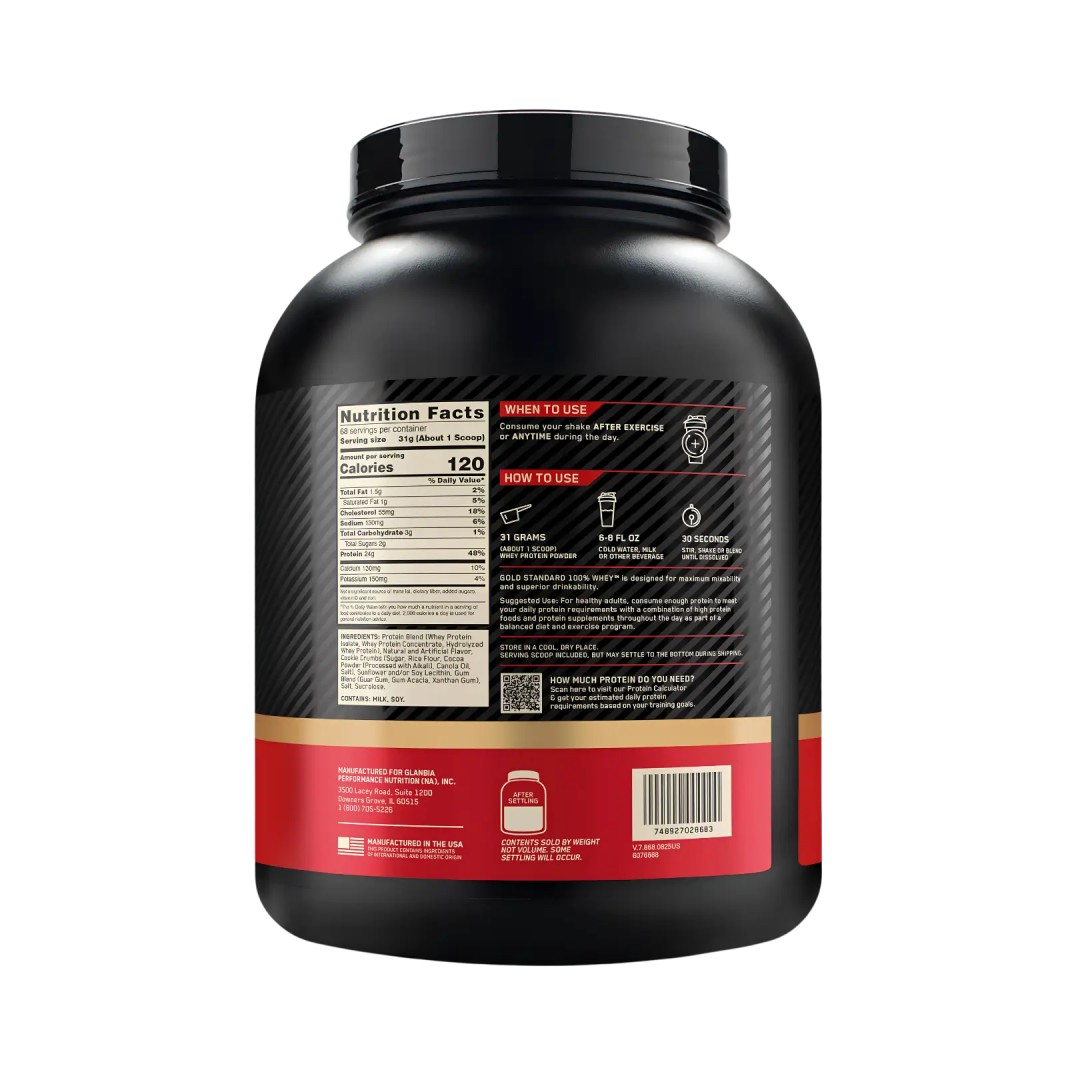 Gold Standard 100% Whey 5 lb Optimum Nutrition | ProNutrition Ecuador