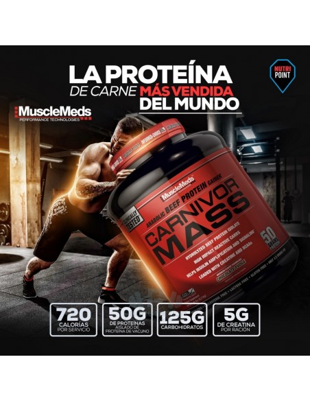 Musclemeds Carnivor Mass - 6 Libras